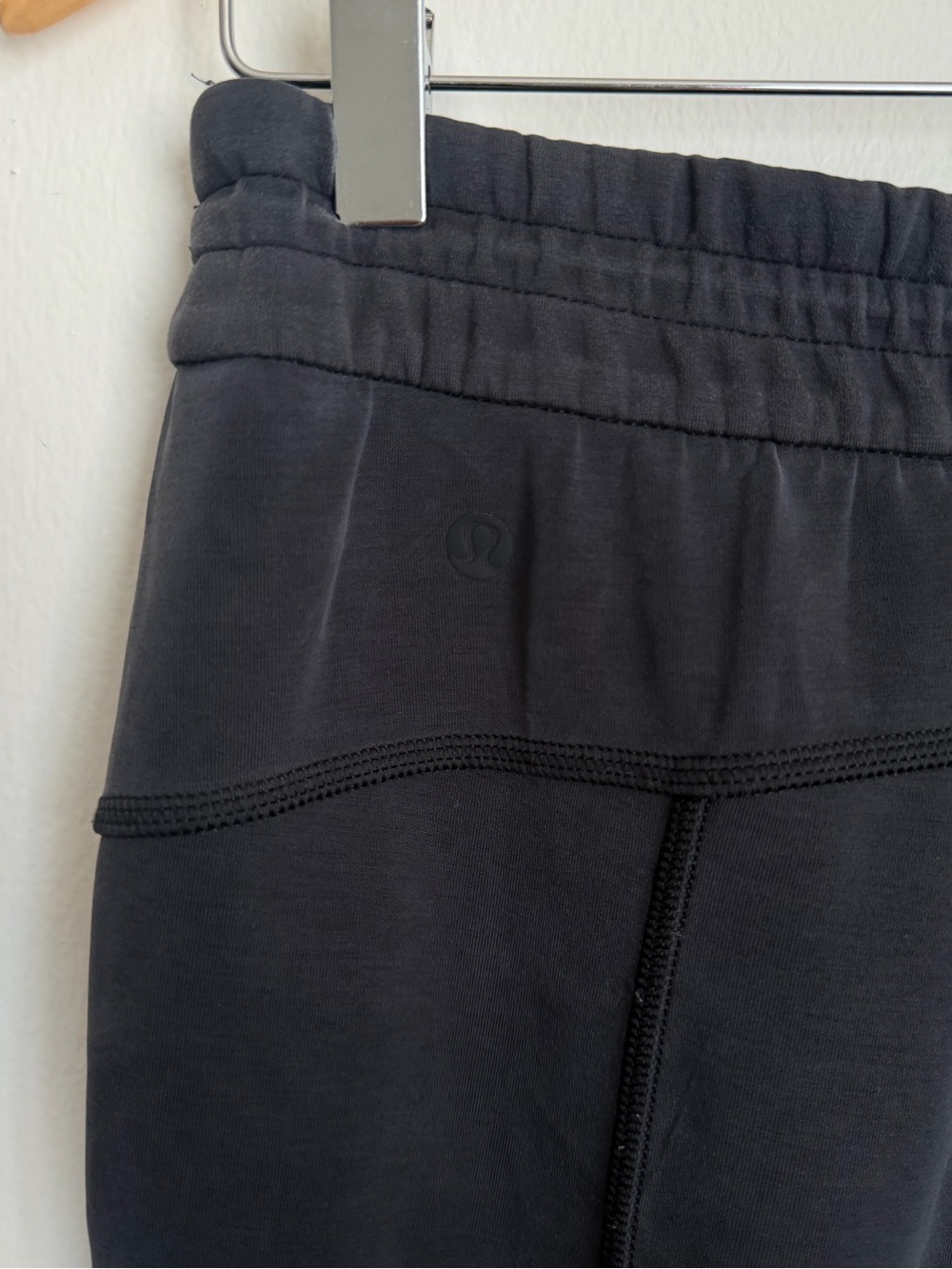 Lululemon SoftStreme High Rise Pants Regular Washed Black Women Size 8 - Picture 8 of 9